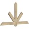 Ekena Millwork Kennewick Rough Sawn Timber Gable Bracket, Douglas Fir, 60"W x 32"H x 2"D x 4"F, 13/12 Pitch GBW060X32X0204KEN00RDF - alternate 2